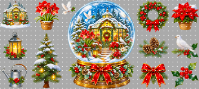 16oz Christmas-S  3088